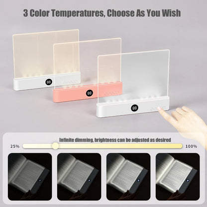 LED Flat Panel Reading Light