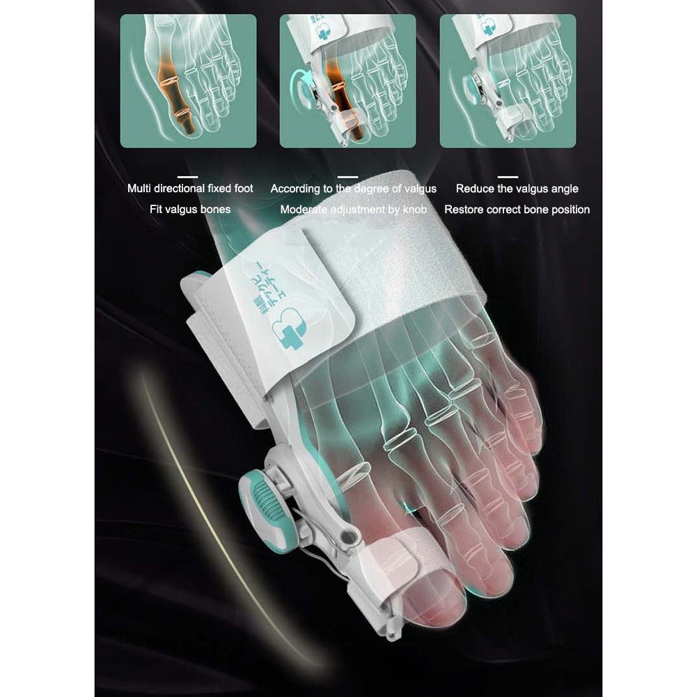 Bunion Corrector Splint Big Toe Straightener Corrector Knob Hallux Valgus Correction Orthopedic Supplies Pedicure Foot Care