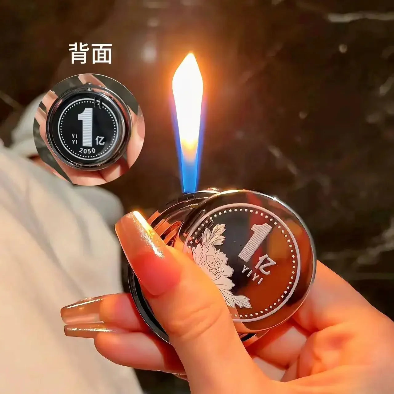 New Mini Coin Rotating Gyro Lighter