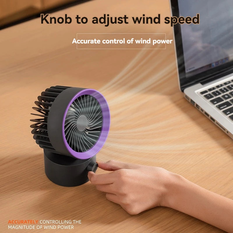 Desktop fan, small dormitory USB small fan, rechargeable fan, portable portable portable office clip on electric fan, student