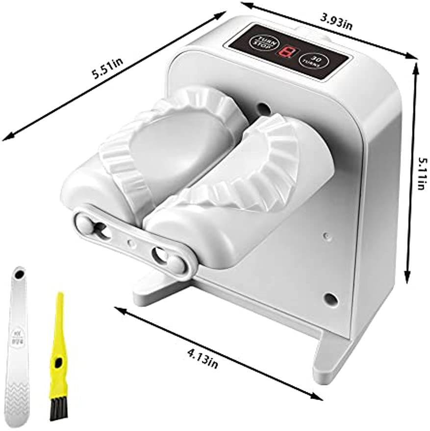 Electric Dumpling Maker Machine Household Automatic USB Charging Dumpling Maker Pressing Mould with Spoon Brush Kitchen Tool