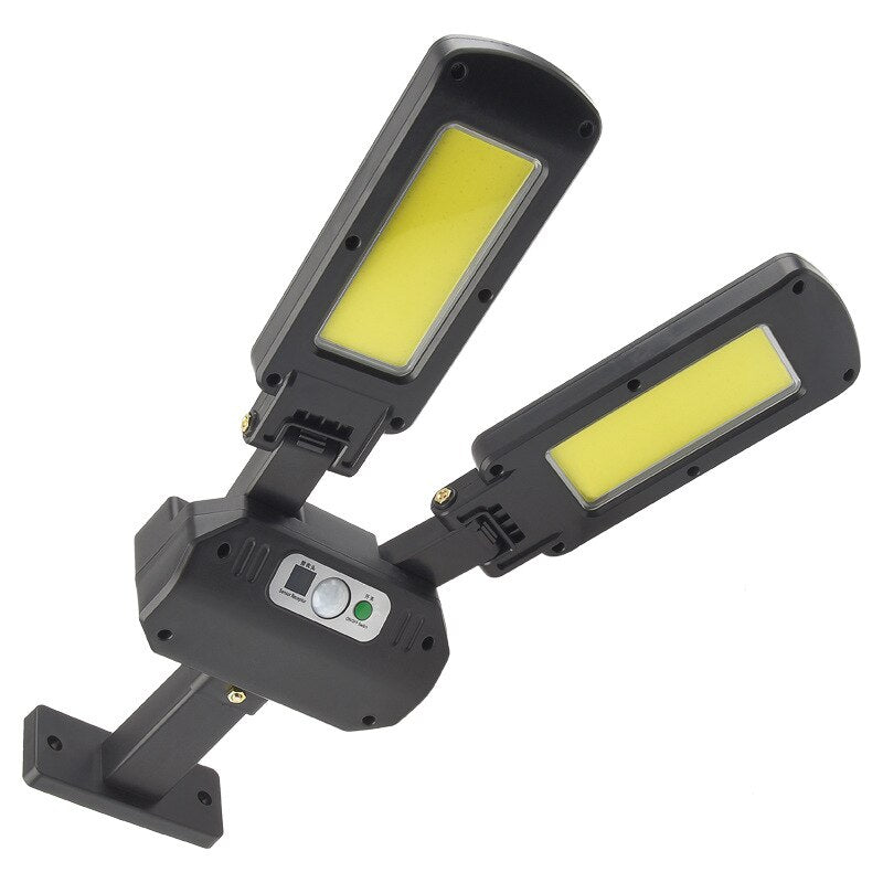 200COB Solar Street Light Outdoor Rotatable Solar Lamp With Motion Sensor Sunlight Garden Garage Remote Security LED Flood Light