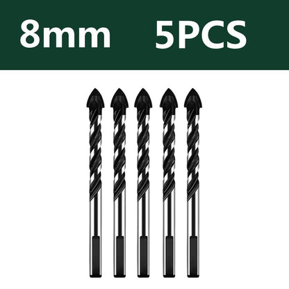 3-12mm Multifunctional Glass Metal Tile Drill Bit Triangle Diamond Drill Set Ceramic Concrete Brick Wood Punching Hole Saw Drill