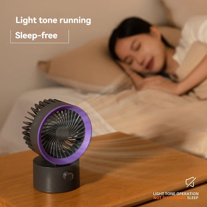 Desktop fan, small dormitory USB small fan, rechargeable fan, portable portable portable office clip on electric fan, student