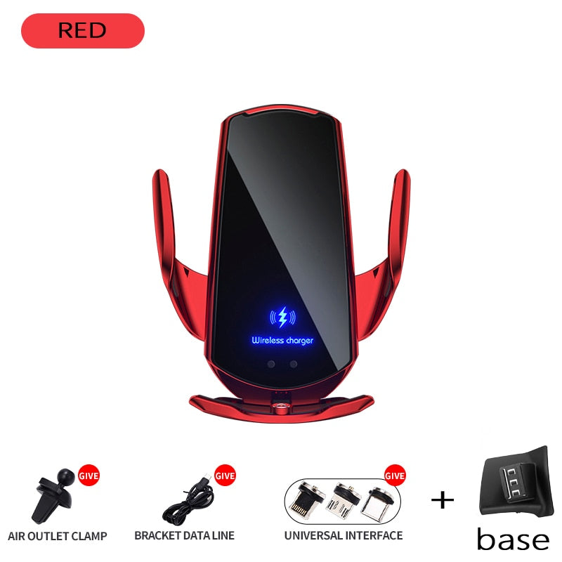 Car Phone Holder For Mercedes Benz 2008 2009 2010 C Class W204 Wireless Charger USB Infrared Fast Charging