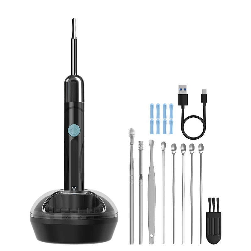 WiFi Ear Camera 1080P with Earwax Removal Tool – iOS & Android Compatible