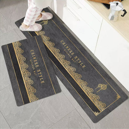 Fashion Simple Nordic Style Kitchen Mat Floor Carpet House Hold Long Strip Door Modern Home Decor