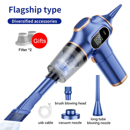 NEW 198000Pa 5 in1 Wireless Vacuum Cleaner Automobile Portable Robot Vacuum Cleaner Handheld For Office Car Home