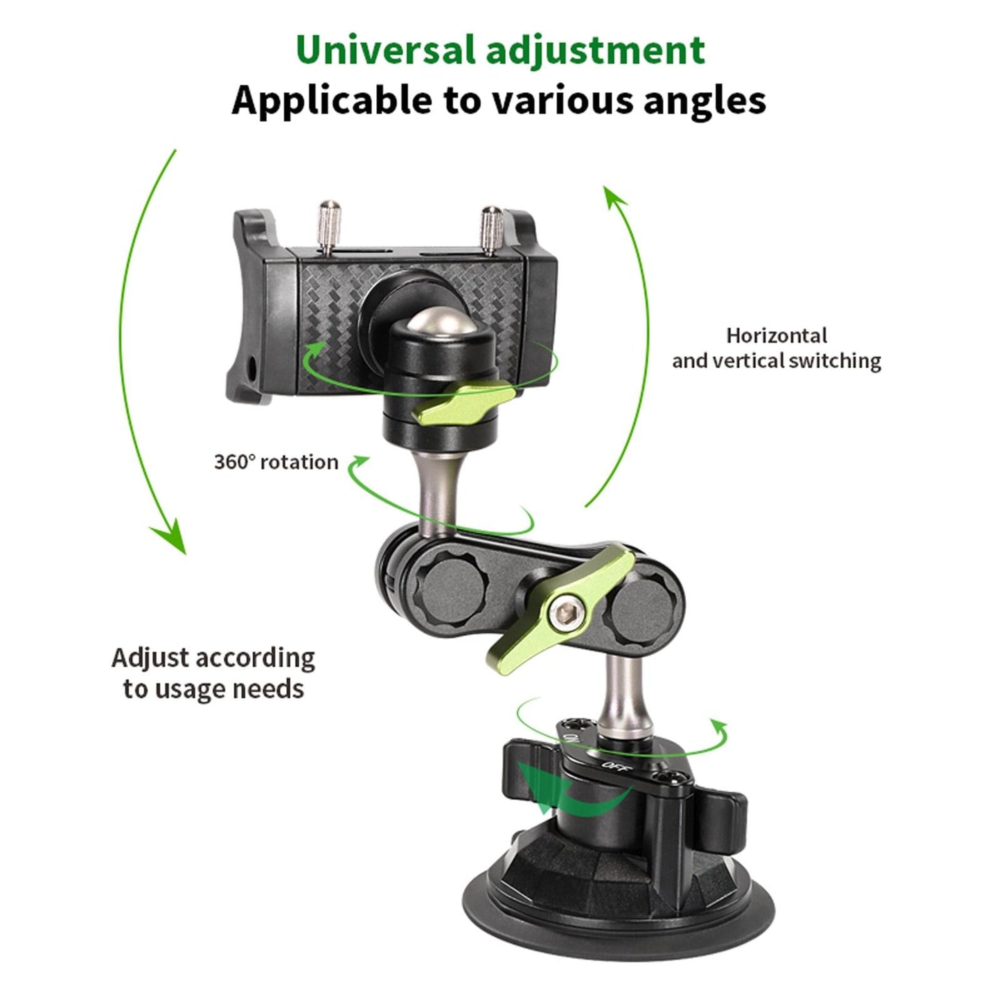 Car Shooting Mobile Phone Bracket Selfie Fixed Universal Outdoor Travel Self-driving Sucker Bracket For Car Window Windshield