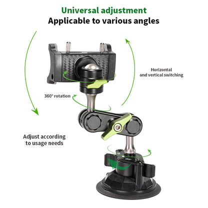 Car Shooting Mobile Phone Bracket Selfie Fixed Universal Outdoor Travel Self-driving Sucker Bracket For Car Window Windshield