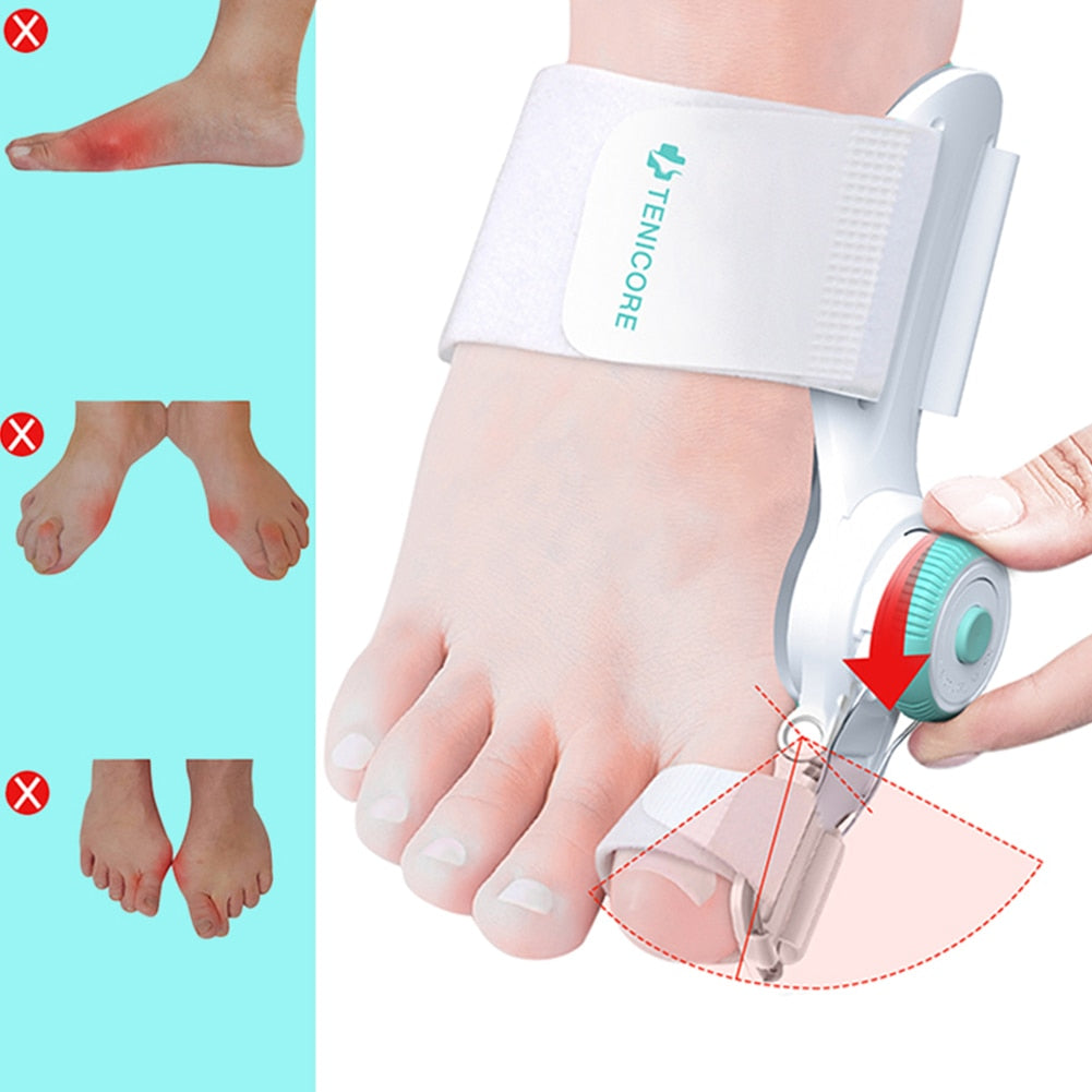 Bunion Corrector Splint Big Toe Straightener Corrector Knob Hallux Valgus Correction Orthopedic Supplies Pedicure Foot Care