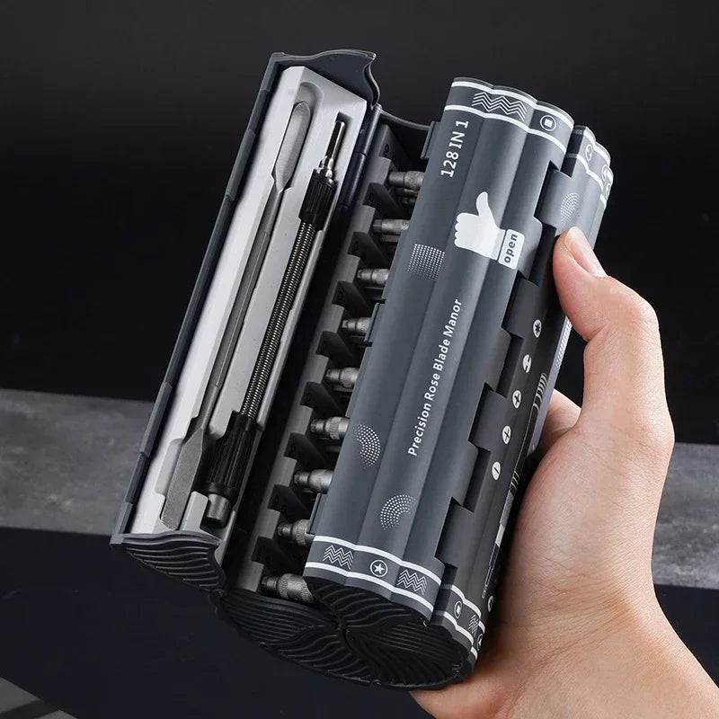 128 in 1 Portable Multi Screw Precision Functional Screwdriver Home Hand Drivers Kit Set New Style Folding PC Phone Repair Tools