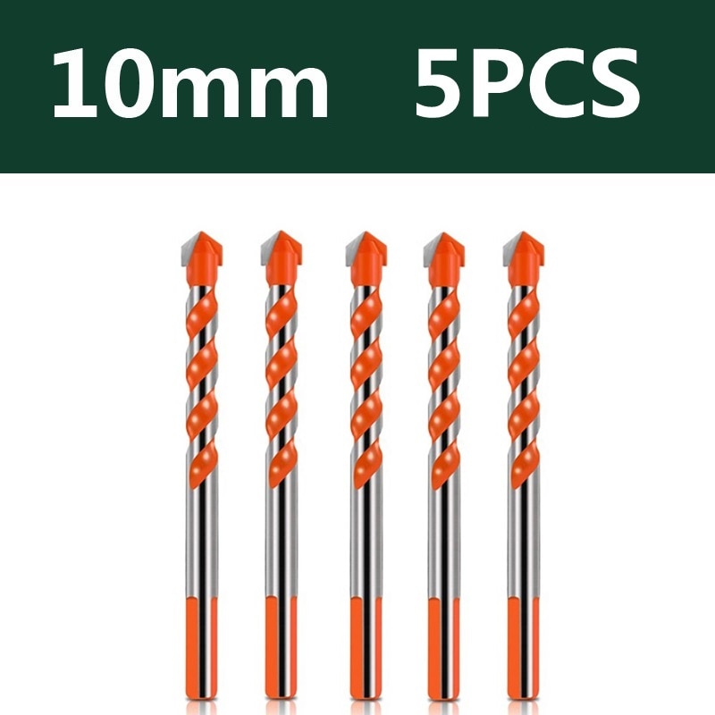 3-12mm Multifunctional Glass Metal Tile Drill Bit Triangle Diamond Drill Set Ceramic Concrete Brick Wood Punching Hole Saw Drill