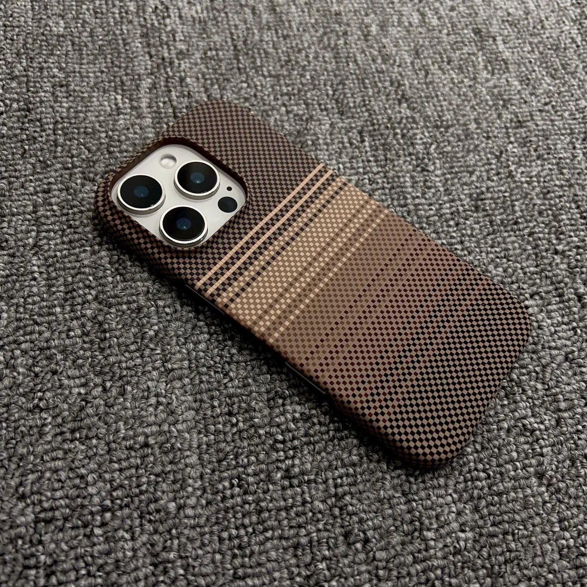 Slim Frameless Carbon Fibre Sunset PC For Magsafe Magnetic Case For iPhone 17 Air 16 Plus 15 14 13 12 Pro Max Shockproof Cover