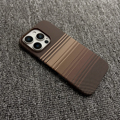 Slim Frameless Carbon Fibre Sunset PC For Magsafe Magnetic Case For iPhone 17 Air 16 Plus 15 14 13 12 Pro Max Shockproof Cover