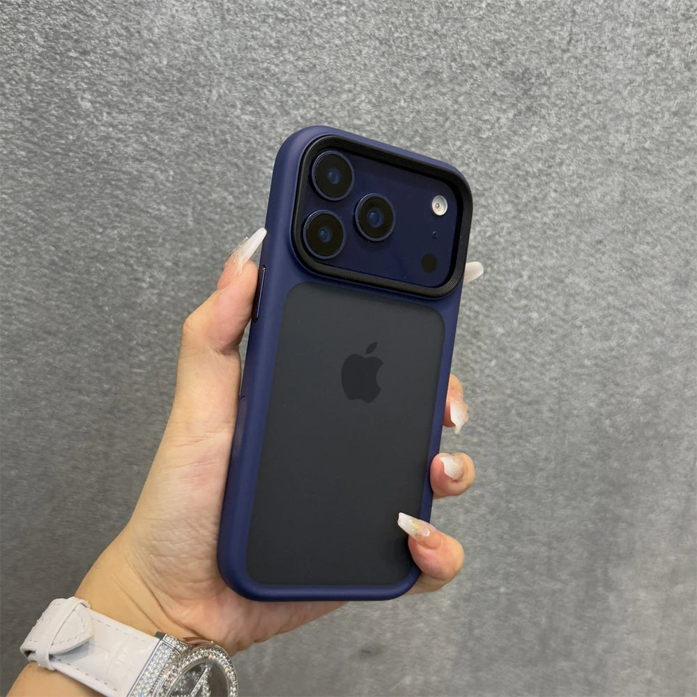 With Camera Control Button Case for iPhone 17 Pro Max 17Pro Slim Matte Translucent PC TPU Shockproof Cover for iPhone 17 Air
