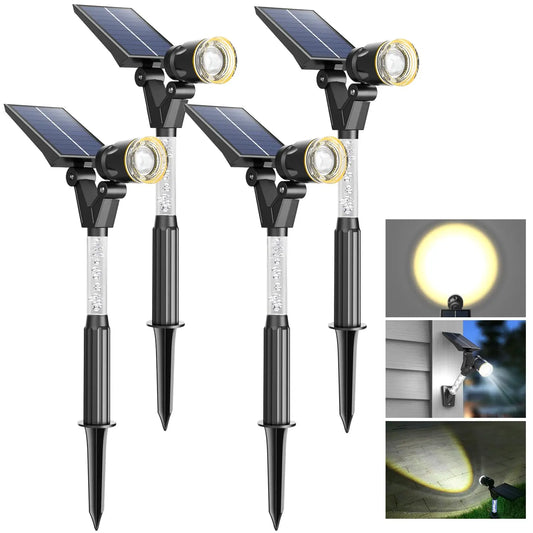 Solar LED Light Solar Landscape SpotLights Outdoor Garden Light Outdoor IP65 Waterproof Solar Power Light Wall Light