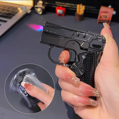 Metal Folding Laser Gun Style Lighter