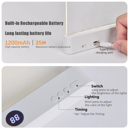 LED Flat Panel Reading Light