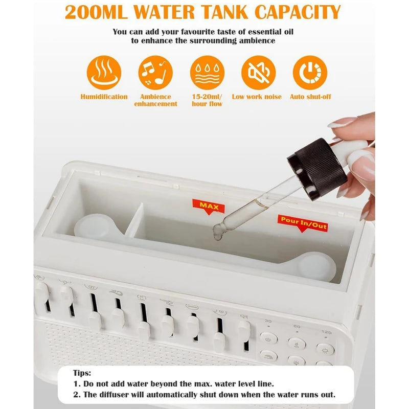 White Noise Night Light Humidifier