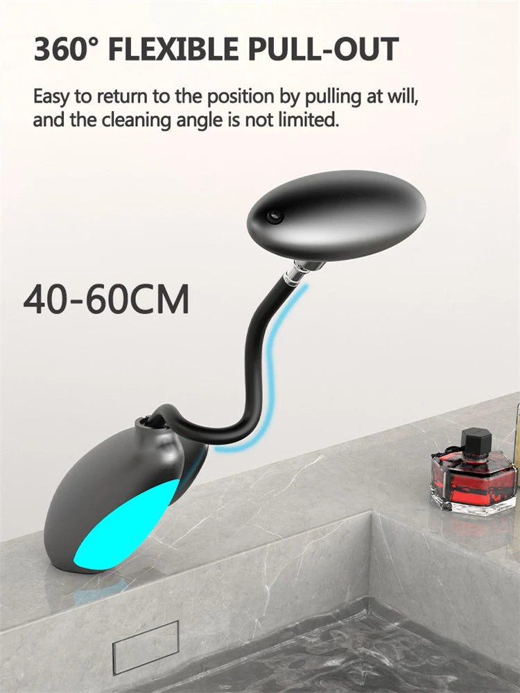 LED Pull-Out Basin Faucet – 360° Flexible Use