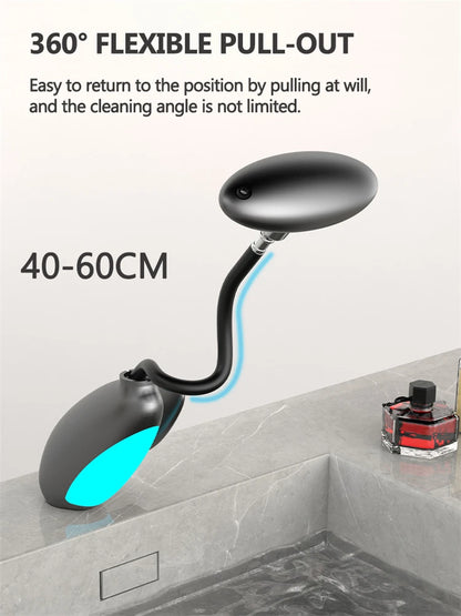 LED Pull-Out Basin Faucet – 360° Flexible Use