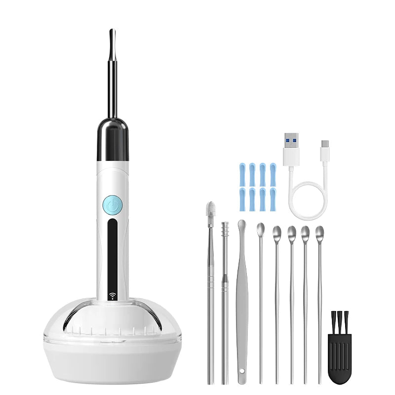 WiFi Ear Camera 1080P with Earwax Removal Tool – iOS & Android Compatible
