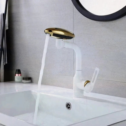 4 Modes 360° Rotation Multi Functional Waterfall Basin Faucet  Stream Sprayer Hot Cold Water Sink Mixer Wash Tap For Bathroom