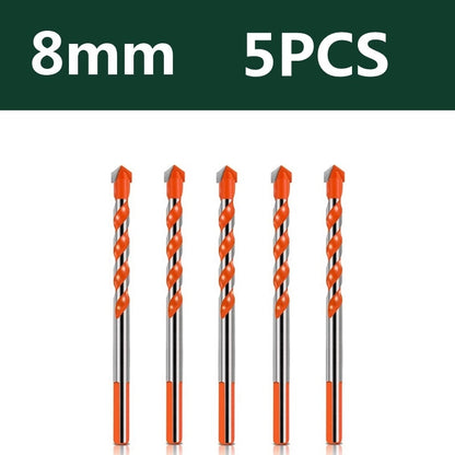 3-12mm Multifunctional Glass Metal Tile Drill Bit Triangle Diamond Drill Set Ceramic Concrete Brick Wood Punching Hole Saw Drill