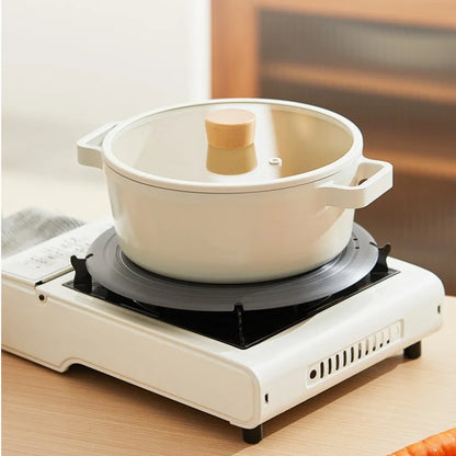 Aluminum Alloy Heat Conductive Discs Gas Stove Pot Bottom Anti Burning Blacks Pot Plate Household Thawing Heat Insulation Plates