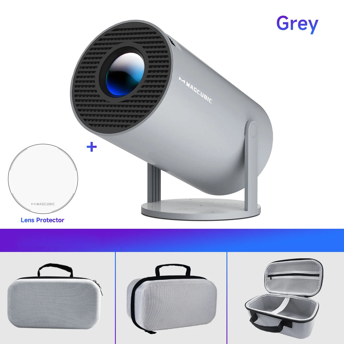 Magcubic Projector HY300 Pro 8K Android 14 Dual Wifi6 290ANSI Allwinner H726 BT5.0 1080P 1280*720P Home Cinema Outdoor Projetor