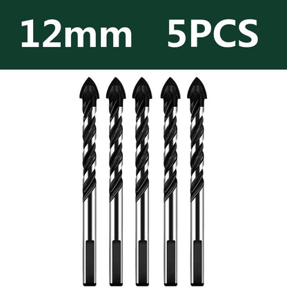 3-12mm Multifunctional Glass Metal Tile Drill Bit Triangle Diamond Drill Set Ceramic Concrete Brick Wood Punching Hole Saw Drill