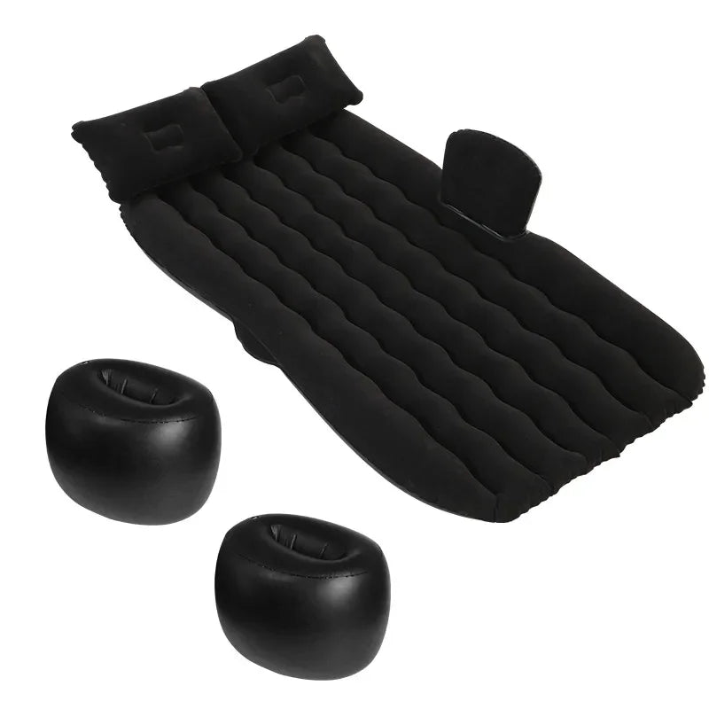 Multifunctional PVC Flocking inflatable car mattress car accessories inflatable bed travel goods