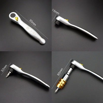 mini Ratchet wrench Screwdriver bit set Multifunctional Special shaped  slotted phillips screwdriver hand tools