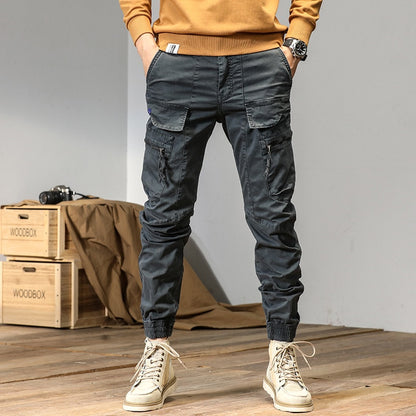 Joggers Cargo Pants Men Casual Y2k MultiPocket Male Trousers Sweatpants Streetwear Techwear Tactical Track Sport Green Pants Men