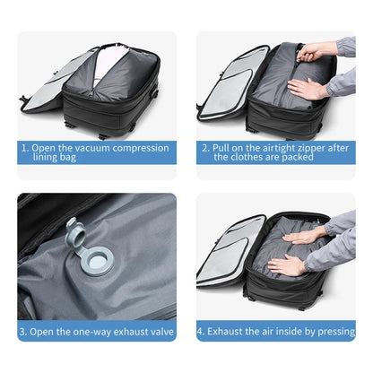 Travel Backpack vacuum compression Backpack
