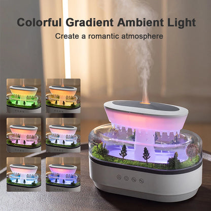 Humidifier with Rain Effect