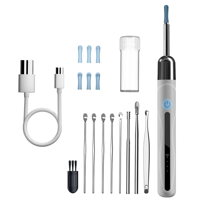 WiFi Ear Camera 1080P with Earwax Removal Tool – iOS & Android Compatible