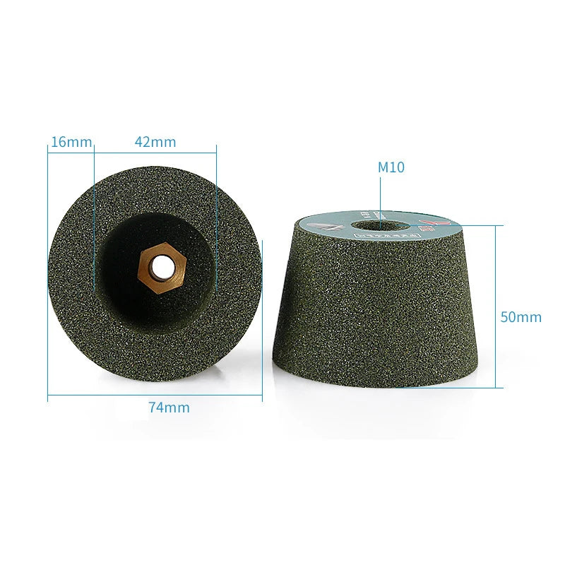 100 Grits Diamond Polishing Wheel Cup Type Stone Grinding Head Emery Sanding Disc Angle Grinder Granite Marble Tile Rotary Tools