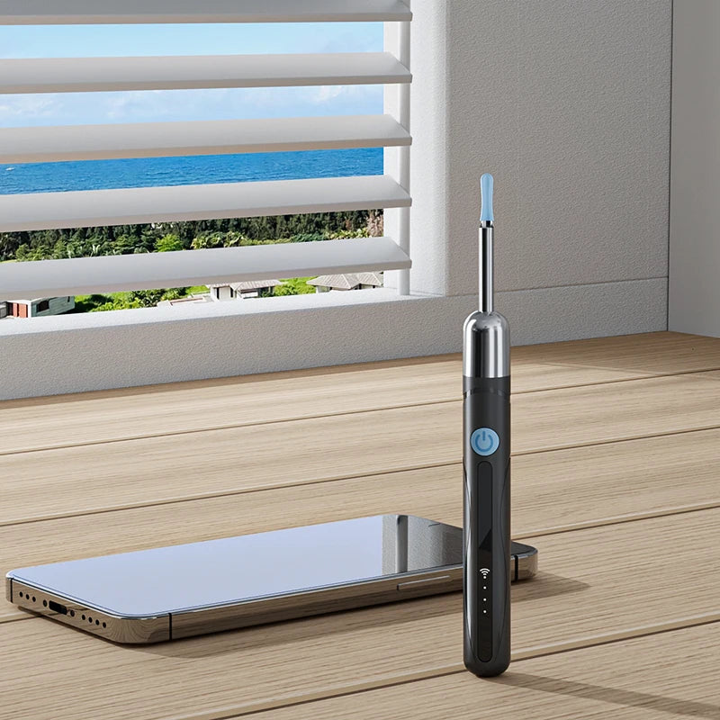 WiFi Ear Camera 1080P with Earwax Removal Tool – iOS & Android Compatible