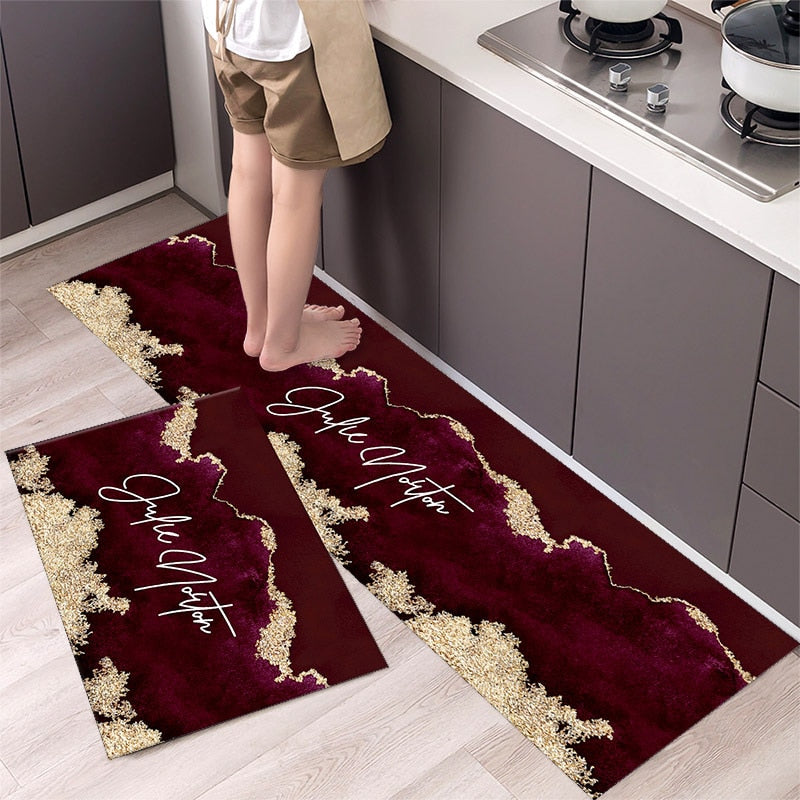 Fashion Simple Nordic Style Kitchen Mat Floor Carpet House Hold Long Strip Door Modern Home Decor
