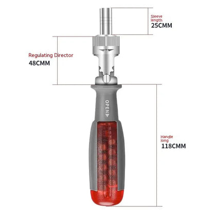 1pc 11 In 1 Ratcheting Multitool Screwdriver Multi-functional Magnetic Screwdriver Professional Angle Screwdriver Repair Tool