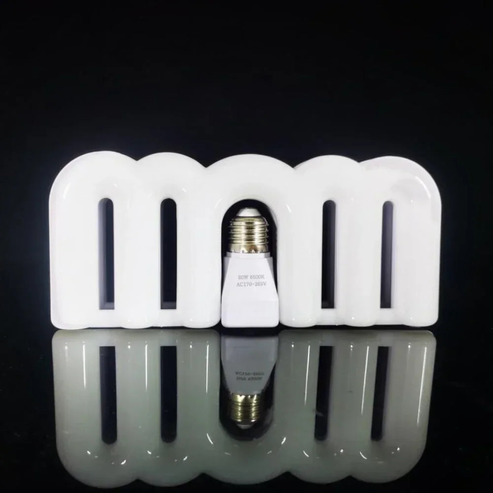 40w 60w Light Fan Blade Folding Bulb Led LED Bulb E27 Lamp 85-265V Foldable High Bay Light for House Garage Lighting
