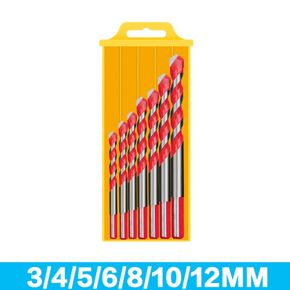 3-12mm Multifunctional Glass Metal Tile Drill Bit Triangle Diamond Drill Set Ceramic Concrete Brick Wood Punching Hole Saw Drill