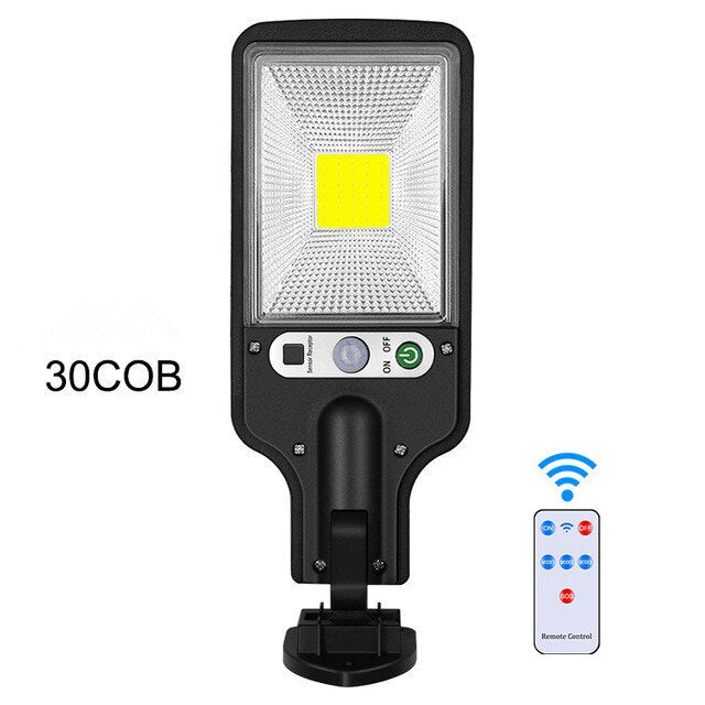 200COB Solar Street Light Outdoor Rotatable Solar Lamp With Motion Sensor Sunlight Garden Garage Remote Security LED Flood Light