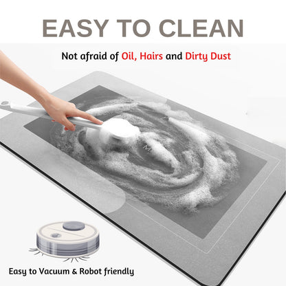 New Tech Super Absorbent Kitchen Mat Diatom Mud Pad Bathroom Pad Anti-Slip Carpet Mats Wipeable Wash Long Strip Carpet