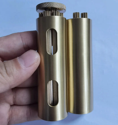 Antique Style Brass Material Manual Mechanical Feeling Tobacco Rolling Machine Retro Nostalgia 70MM
