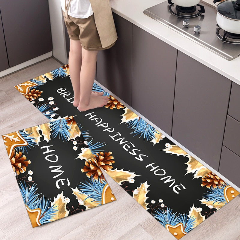 Fashion Simple Nordic Style Kitchen Mat Floor Carpet House Hold Long Strip Door Modern Home Decor