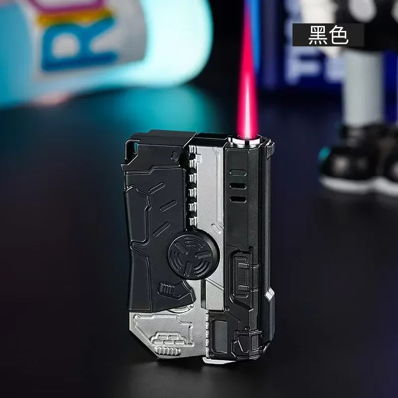 Metal Folding Laser Gun Style Lighter