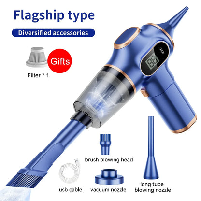NEW 198000Pa 5 in1 Wireless Vacuum Cleaner Automobile Portable Robot Vacuum Cleaner Handheld For Office Car Home